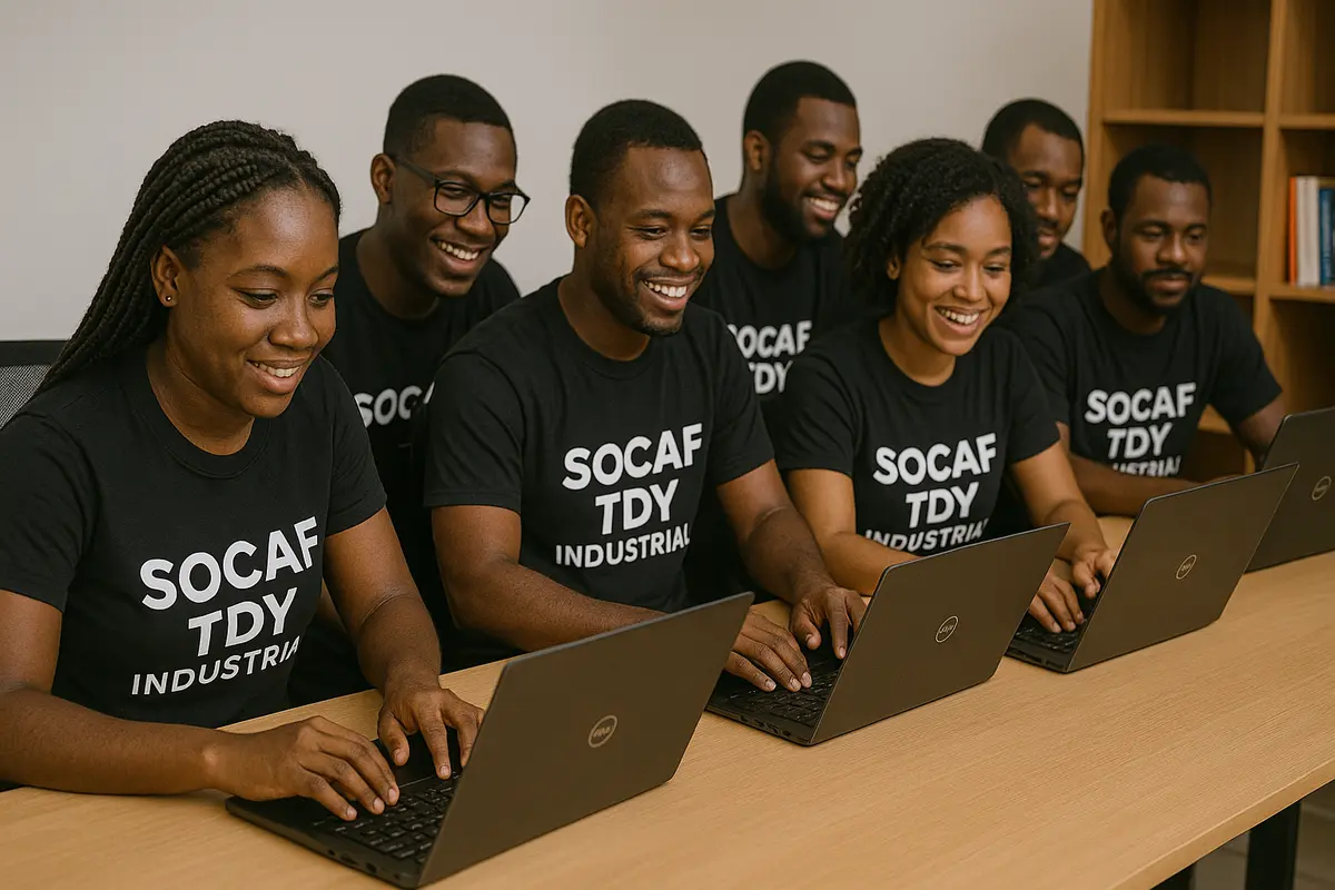 L'équipe SOCAF TDY Industrial